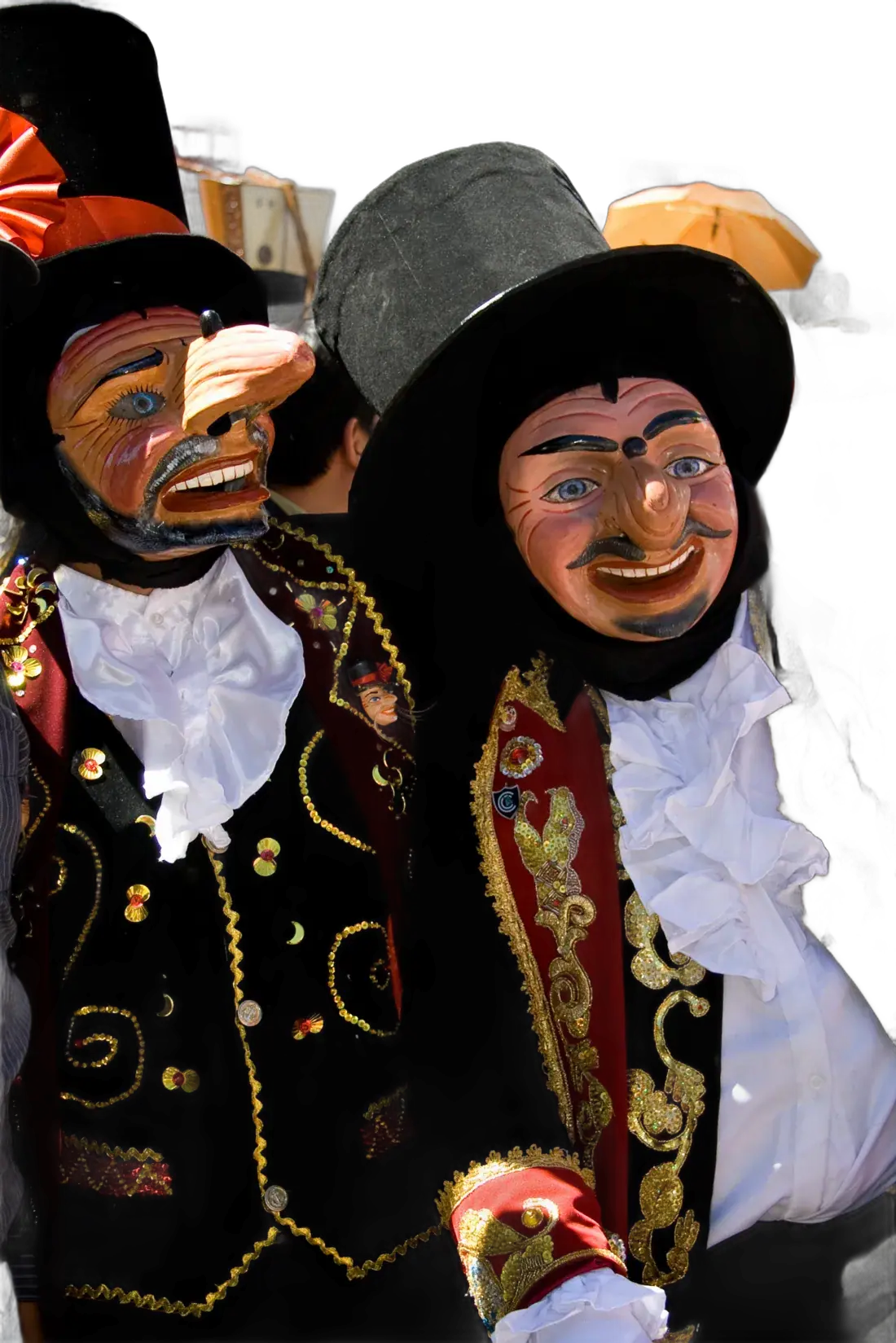 Danzantes Siklla de Paucartambo con máscaras