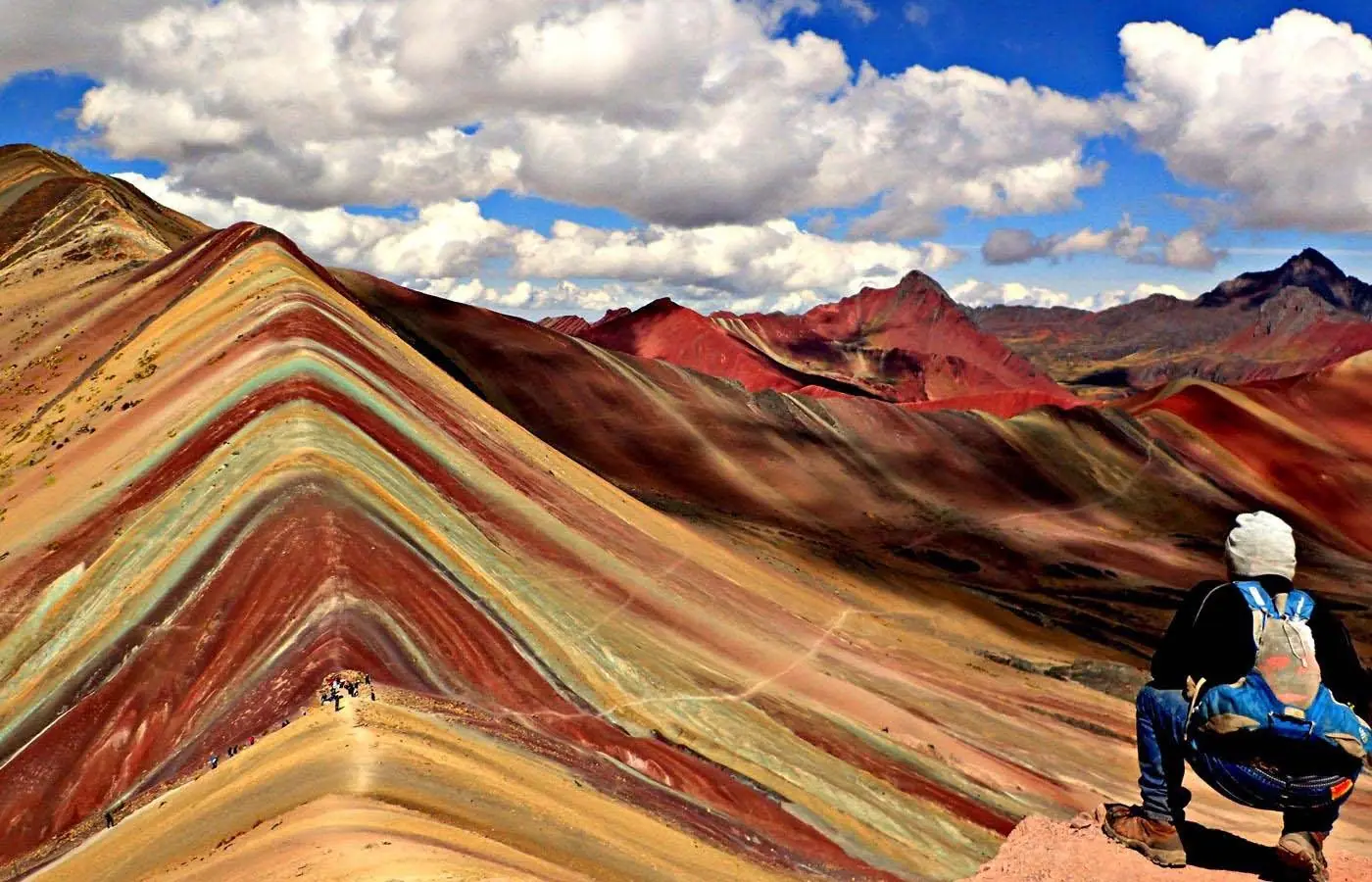 Franjas de colores de la montaña Vinicunca